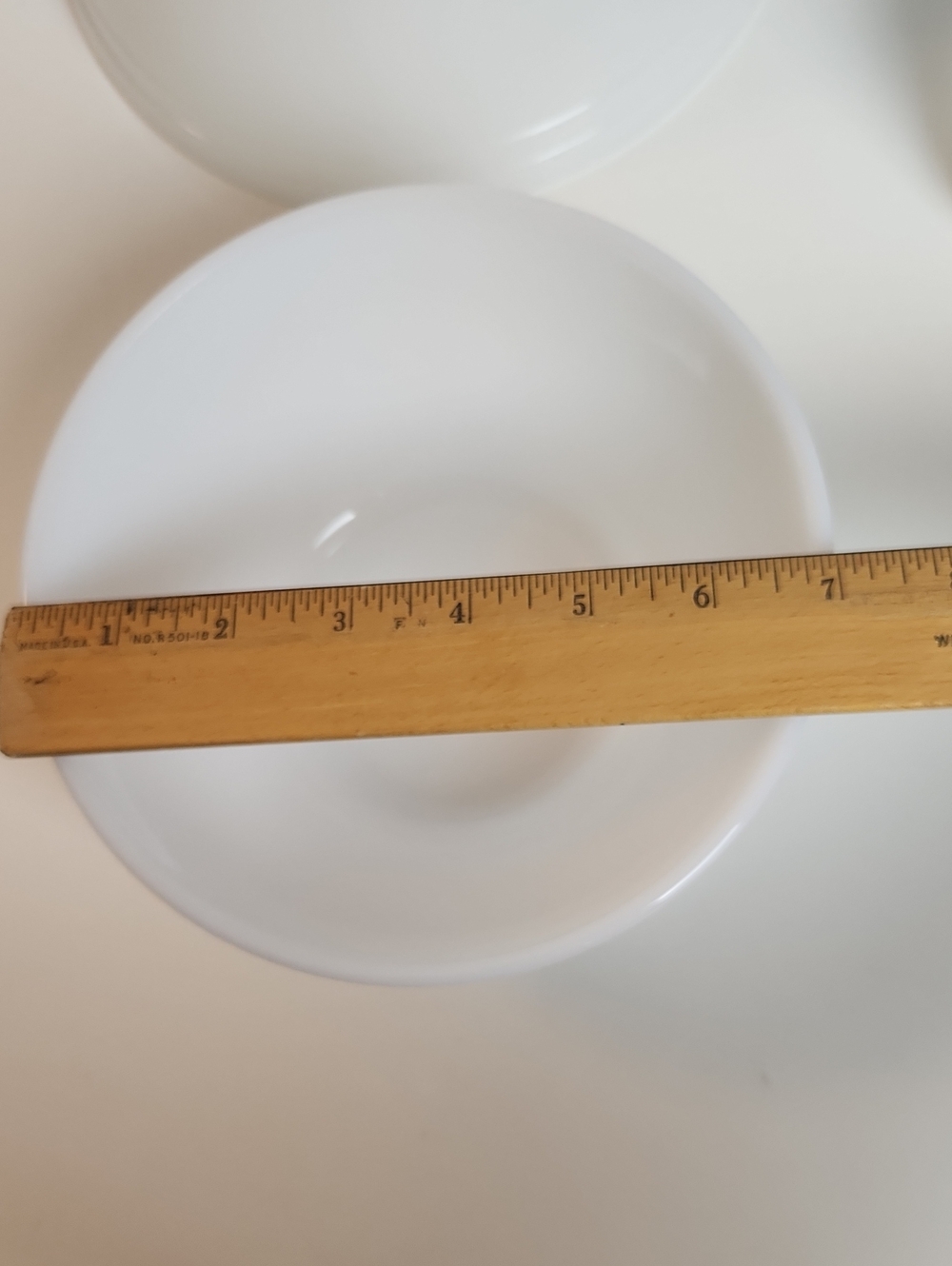 Vintage Federal Glass Milk Glass Mixing Bowl Set - Picture 6 of 13